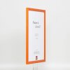 Efektní dřevěný rám profil 89 losos 13x13 cm antireflexní sklo