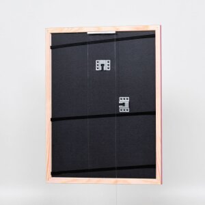 Efektní dřevěný rámový profil 89 fialový 13x13 cm antireflexní sklo