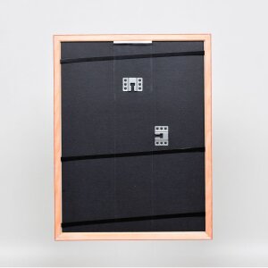 Efektní dřevěný rámový profil 89 červený 20x25 cm antireflexní sklo