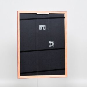 Efektní dřevěný rámový profil 89 červený 20x25 cm antireflexní sklo