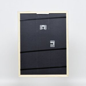 Efektní dřevěný rámový profil 89 modrý 25x35 cm antireflexní sklo
