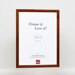 Efektní dřevěný rám profil 89 tmavě hnědý 25x50 cm antireflexní sklo