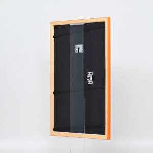 Efektní dřevěný rám profil 89 losos 25x60 cm antireflexní sklo