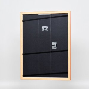 Efektní dřevěný rám profil 89 losos 25x60 cm antireflexní sklo