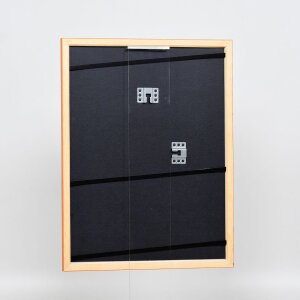 Efektní dřevěný rám profil 89 losos 25x60 cm antireflexní sklo