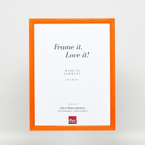 Efektní dřevěný rám profil 89 losos 25x60 cm antireflexní sklo