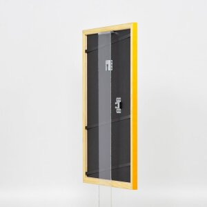 Efektní dřevěný rám profil 89 světle hnědý 25x60 cm antireflexní sklo