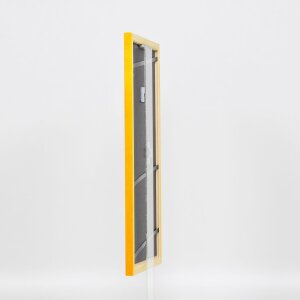 Efektní dřevěný rám profil 89 světle hnědý 25x60 cm antireflexní sklo