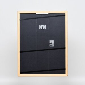 Efektní dřevěný rám profil 89 losos 27x48 cm antireflexní sklo