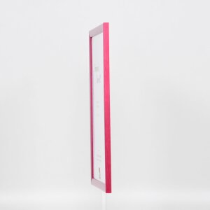 Efektní dřevěný rám profil 89 fialový 28x35 cm antireflexní sklo