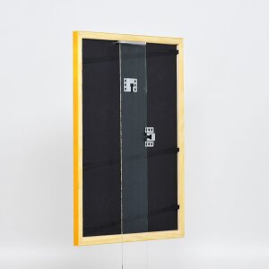 Efektní dřevěný rám profil 89 světle hnědý 35x50 cm antireflexní sklo