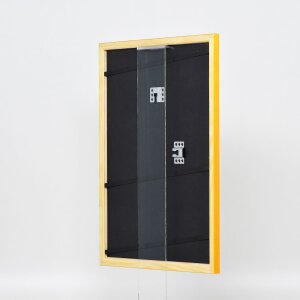 Efektní dřevěný rám profil 89 světle hnědý 50x70 cm antireflexní sklo