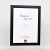 Efektní obrazový rám 2310 černý 28x35 cm s antireflexním sklem
