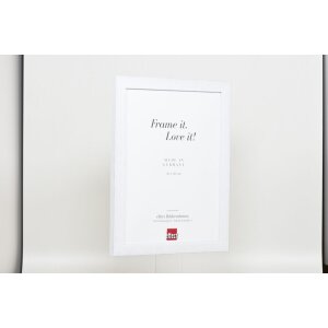 Efektní obrazový rám 2310 bílý 62x93 cm antireflexní sklo