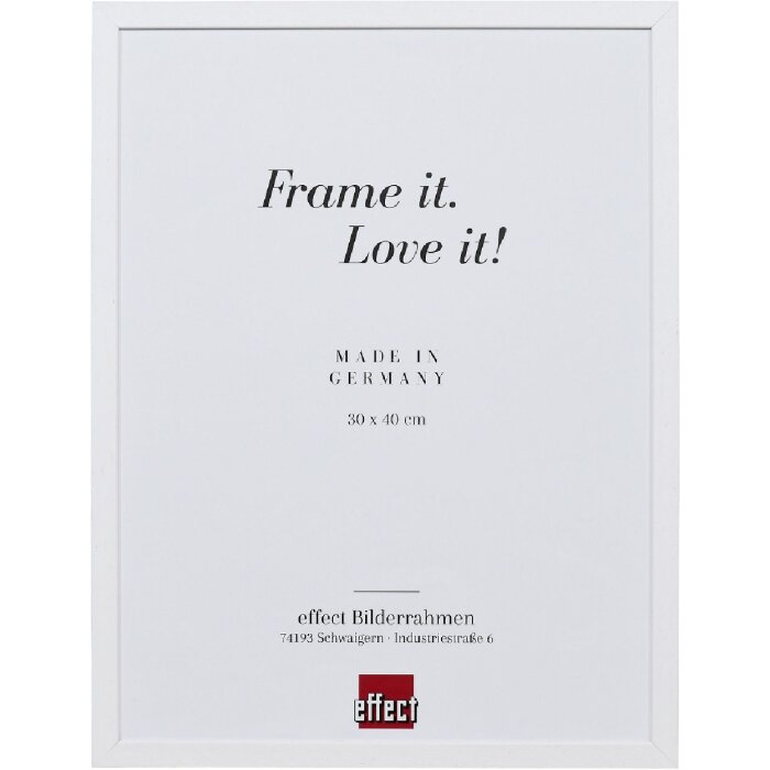 Effect Dřevěný rámeček Profil 2330 bílý 35x50 cm s antireflexním sklem