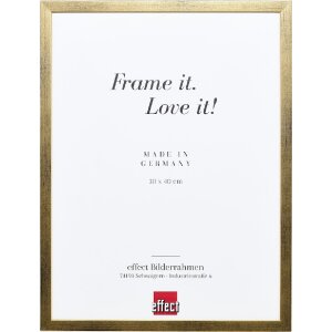 Effect Dřevěný rámeček zlatý 27x48...