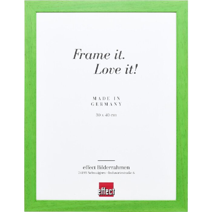 Effect Dřevěný rám Profil Top Pro mořská zelená s antireflexním sklem