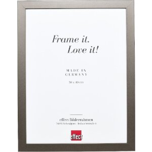 Effect Holzrahmen Profil Top Pro platin 70x70 cm mit...