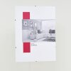 Efektní klipový rám 20x30 cm z akrylového skla Bezrámový držák obrázků pro montáž na stěnu