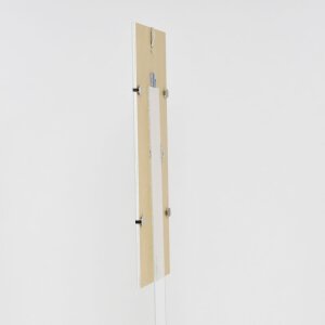 Efektní klipový rám 24x30 cm z akrylového skla Bezrámový držák obrázků pro montáž na stěnu