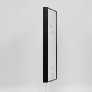 Hliníkový obrazový rám Quadro 27x48 cm s černým akrylovým sklem Effect