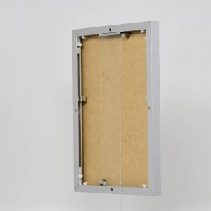 Hliníkový obrazový rám Quadro 40x40 cm stříbrné akrylové sklo s efektem