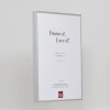 Hliníkový obrazový rám Quadro 40x60 cm stříbrné akrylové sklo s efektem