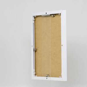 Hliníkový obrazový rám Quadro 40x60 cm s bílým akrylovým sklem Effect