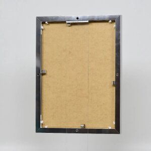 Hliníkový obrazový rám Quadro 40x60 cm stříbrný s vysokým leskem a akrylovým sklem