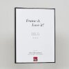 Efektní hliníkový obrazový rám Quadro 50x100 cm antická stříbrná akrylové sklo