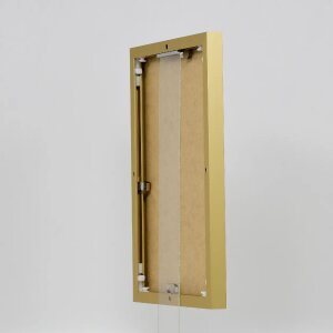 Hliníkový obrazový rám Effect Quadro 60x80 cm zlatý s akrylovým sklem
