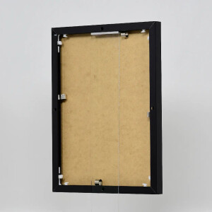 Efektní hliníkový obrazový rám Quadro 14,8x21 cm černé akrylové sklo s vysokým leskem