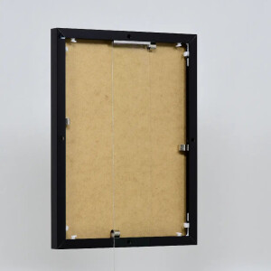 Efektní hliníkový obrazový rám Quadro 14,8x21 cm černé akrylové sklo s vysokým leskem