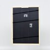 Efektní dřevěný rám profil 32 modrý 10x10 cm akrylové sklo