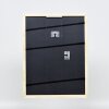 Efektní dřevěný rám profil 32 modrý 10x10 cm akrylové sklo