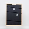 Efektní dřevěný rám profil 32 světle hnědý 20x20 cm akrylové sklo