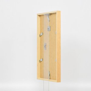 Efektní dřevěný rám profil 35 dub 10,5x14,8 cm akrylové sklo