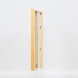 Efektní dřevěný rám profil 35 dub 10,5x14,8 cm akrylové sklo