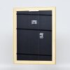 Efektní dřevěný barokní rám profil 37 antické zlato 13x13 cm akrylové sklo