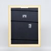 Efektní dřevěný barokní rám profil 37 antické zlato 13x13 cm akrylové sklo
