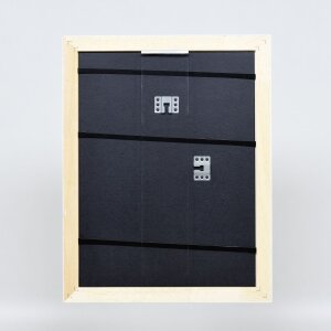 Efektní dřevěný barokní rám profil 37 bílý 20x20 cm akrylové sklo