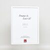 Efektní rám na obrazy z masivního dřeva profil 39 bílý 7x10 cm akrylové sklo