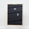 Efektní rám na obrazy z masivního dřeva profil 39 černý 10x10 cm akrylové sklo