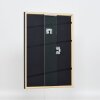 Efektní rám na obrazy z masivního dřeva profil 39 černý 25x80 cm akrylové sklo
