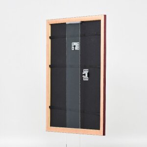 Effect Dřevěný rámeček na obraz s profilovým lemem červený 7x10 cm