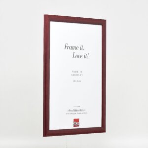 Effect Dřevěný rámeček na obraz s profilovým lemem červený 7x10 cm