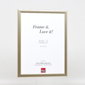 Effect Dřevěný obrazový rám profil 43 stříbrný 9x13 cm umělý sklo