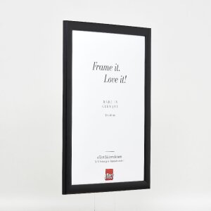 Effect Dřevěný rámeček na obraz s profilovým lemem 43 černý