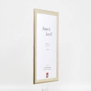 Effect Dřevěný rámeček na obrazy Profil 43 stříbrný 10x10 cm umělý sklo