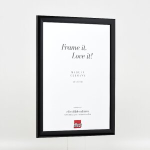 Effect Dřevěný rámeček na obraz s profilovým rámem 43 černý lesklý